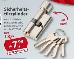 Sonderpreis Baumarkt Sicherheitstürzylinder Angebot