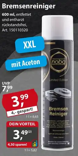 Sonderpreis Baumarkt noba Bremsenreiniger Angebot