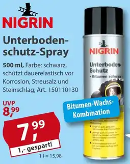 Sonderpreis Baumarkt NIGRIN Unterbodenschutz-Spray Angebot