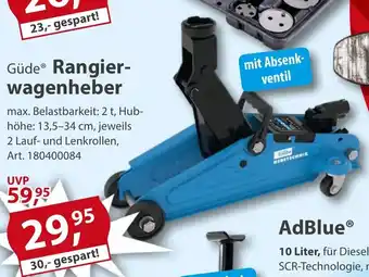 Sonderpreis Baumarkt Güde Rangierwagenheber Angebot