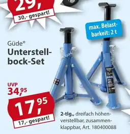 Sonderpreis Baumarkt Güde Unterstellbock-Set Angebot