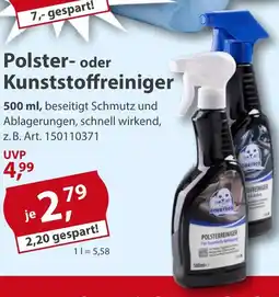 Sonderpreis Baumarkt Polster- oder Kunststoffreiniger Angebot