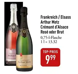 Galeria Markthalle Arthur Metz Crémant d'Alsace Rosé oder Brut Angebot
