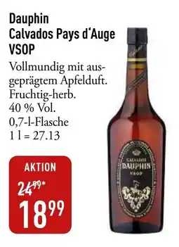 Galeria Markthalle Dauphin Calvados Pays d'Auge VSOP Angebot