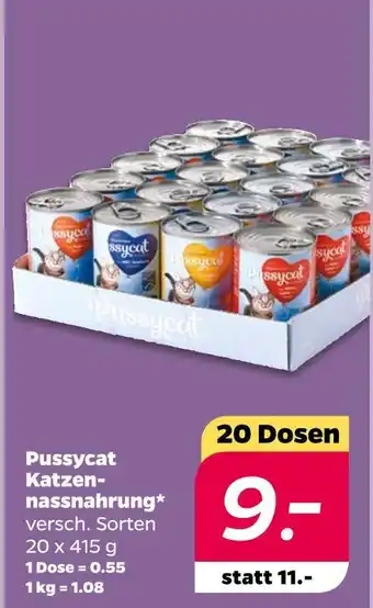 NETTO Pussycat katzen- nassnahrung Angebot