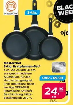 NETTO Masterchef 3-tlg. bratpfannen-set Angebot
