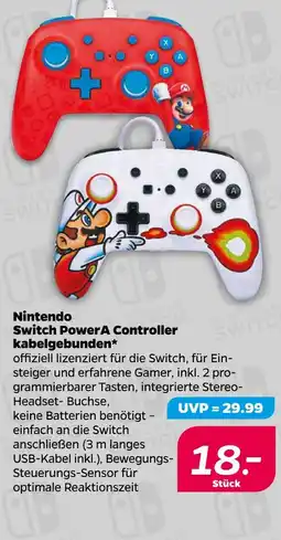NETTO Nintendo switch powera controller kabelgebunden Angebot