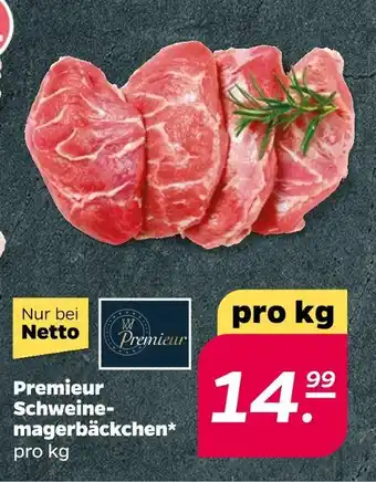 NETTO Premieur schweinemagerbäckchen Angebot