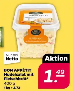 NETTO Bon appétit nudelsalat mit fleischbrät Angebot