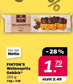 NETTO Finton's wellenspritz gebäck Angebot