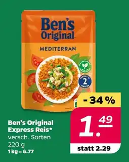 NETTO Ben’s original express reis Angebot