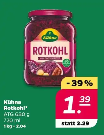 NETTO Kühne rotkohl Angebot