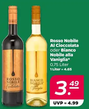 NETTO Nobile rosso nobile al cioccolata oder bianco nobile alla vaniglia Angebot