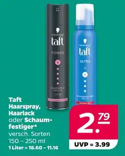 NETTO Schwarzkopf taft haarspray oder haarlack oder schaum- festiger Angebot