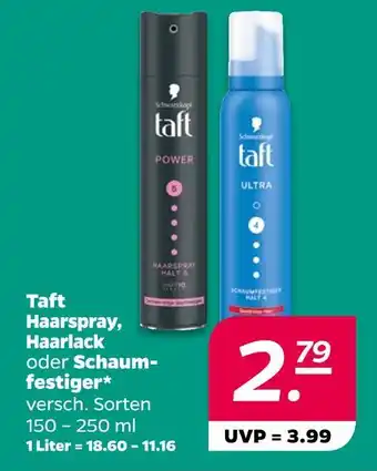 NETTO Schwarzkopf taft haarspray oder haarlack oder schaum- festiger Angebot