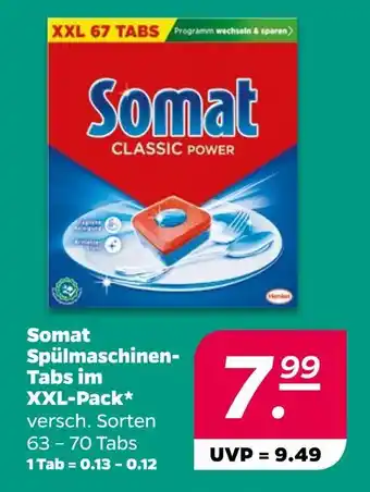 NETTO Somat spülmaschinen-tabs im xxl-pack Angebot