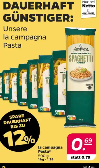 NETTO La campagna pasta Angebot