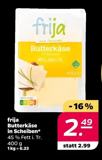 NETTO Frija butterkäse in scheiben Angebot