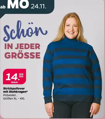 NETTO Strickpullover mit stehkragen Angebot