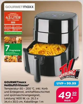 NETTO Gourmetmaxx heißluftfritteuse Angebot