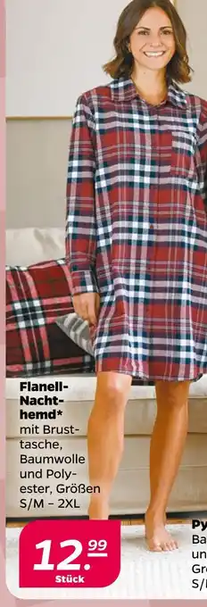 NETTO Flanell-nachthemd Angebot