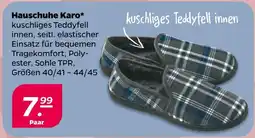 NETTO Hauschuhe karo Angebot