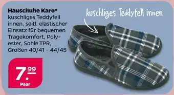 NETTO Hauschuhe karo Angebot