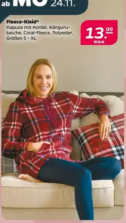 NETTO Fleece-kleid Angebot