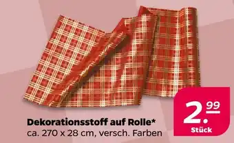 NETTO Dekorationsstoff auf rolle Angebot