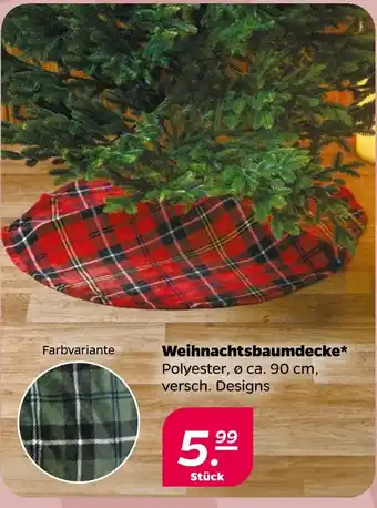 NETTO Weihnachtsbaumdecke Angebot