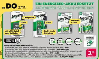 NETTO Energizer 4er-pack akku recharge aa batterien Angebot