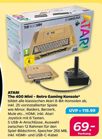 NETTO Atari the 400 mini – retro gaming konsole Angebot