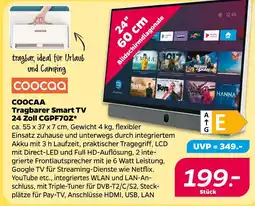 NETTO Coocaa tragbarer smart tv 24 zoll cgpf7oz Angebot