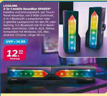 NETTO Logilink 2-in-1 mobile soundbar sp0059 Angebot