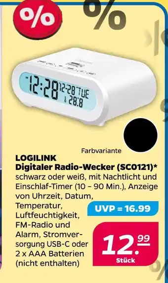 NETTO Logilink digitaler radio-wecker (sco121) Angebot