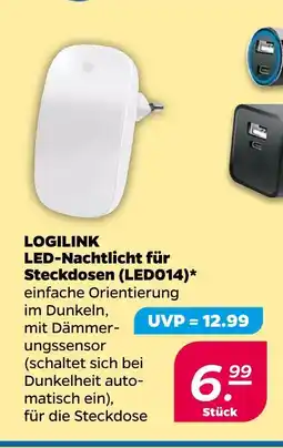 NETTO Logilink led-nachtlicht für steckdosen (led014) Angebot