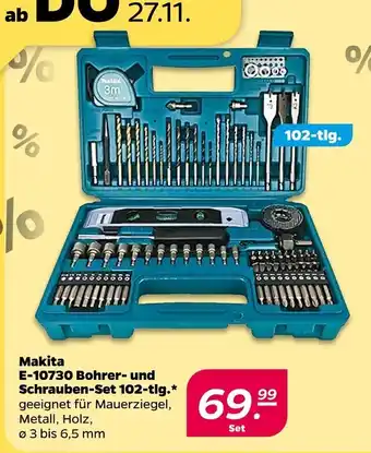 NETTO Makita e-10730 bohrer- und schrauben-set Angebot