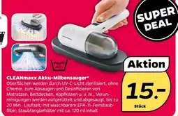 NETTO Cleanmaxx akku-milbensauger Angebot