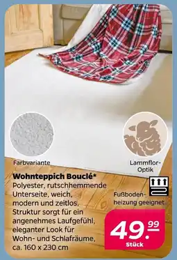 NETTO Wohnteppich bouclé Angebot