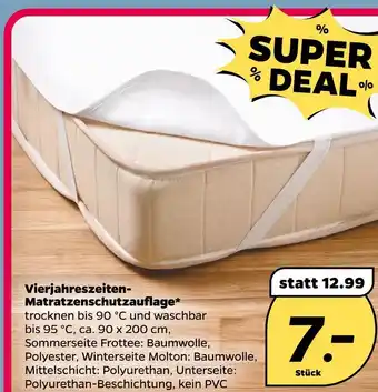 NETTO Vierjahreszeiten-matratzenschutzauflage Angebot