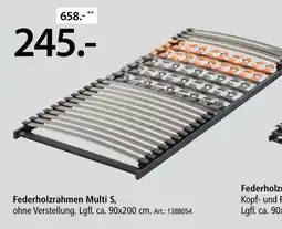 Zurbrüggen Federholzrahmen multi s Angebot