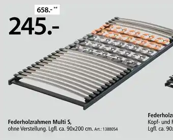 Zurbrüggen Federholzrahmen multi s Angebot