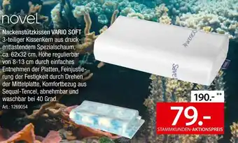 Novel nackenstützkissen vario soft