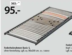 Zurbrüggen Federholzrahmen basic s Angebot