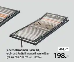 Zurbrüggen Federholzrahmen basic kf Angebot