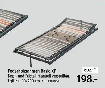 Zurbrüggen Federholzrahmen basic kf Angebot