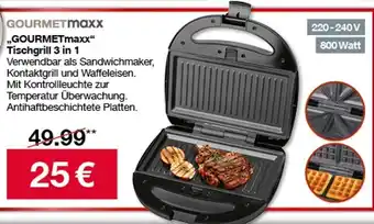 Woolworth Gourmetmaxx tischgrill 3 in 1 Angebot