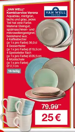 Woolworth Van well kombiservice verona Angebot