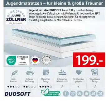 Zurbrüggen Julius zöllner jugendmatratze duosoft Angebot