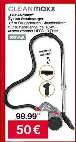 Woolworth Cleanmaxx cleanmaxx zyklon staubsauger Angebot